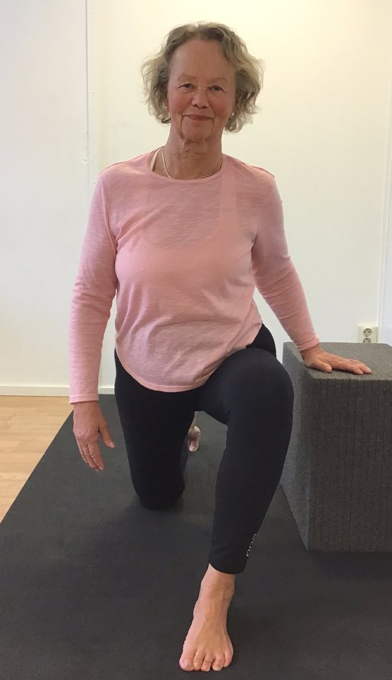 Christina tränar